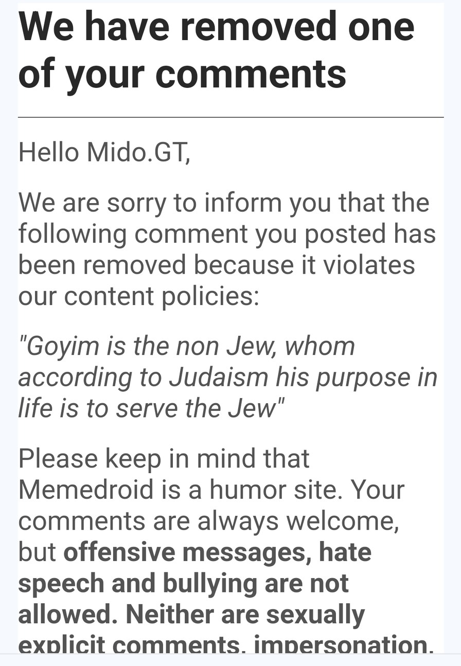 Memedroid is Goyim