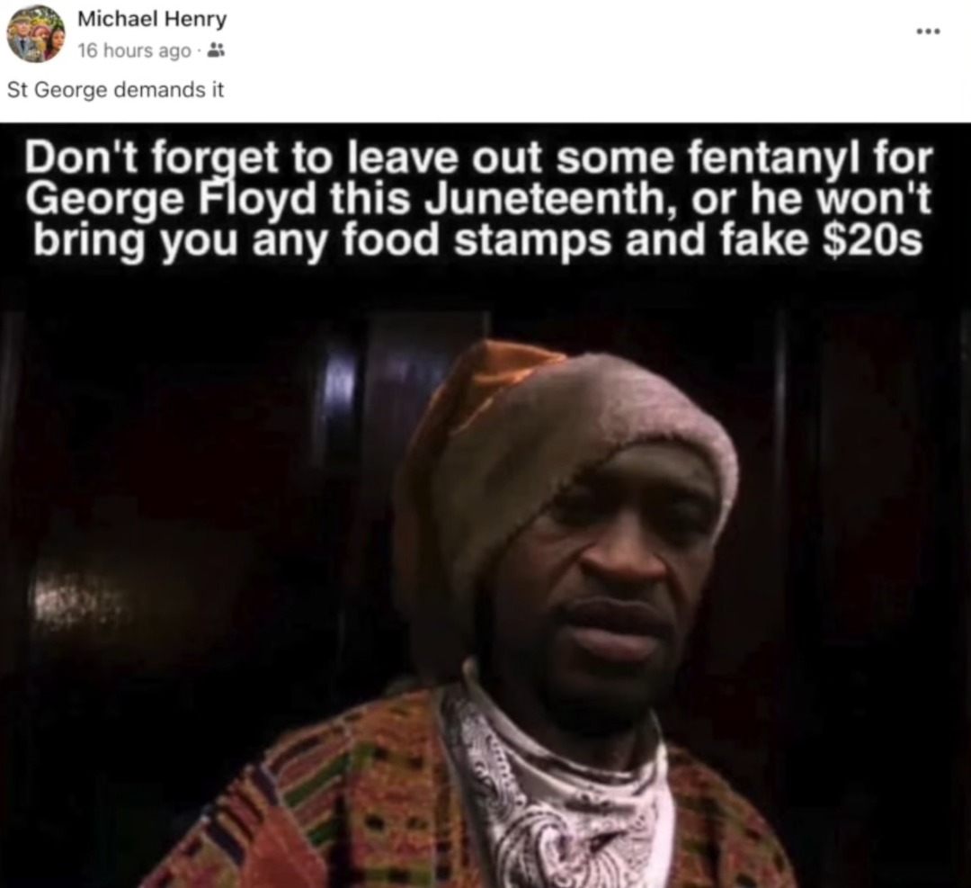 Patron Saint of Fentanyl – meme