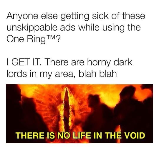 Thereare horny dark lords in your area – meme