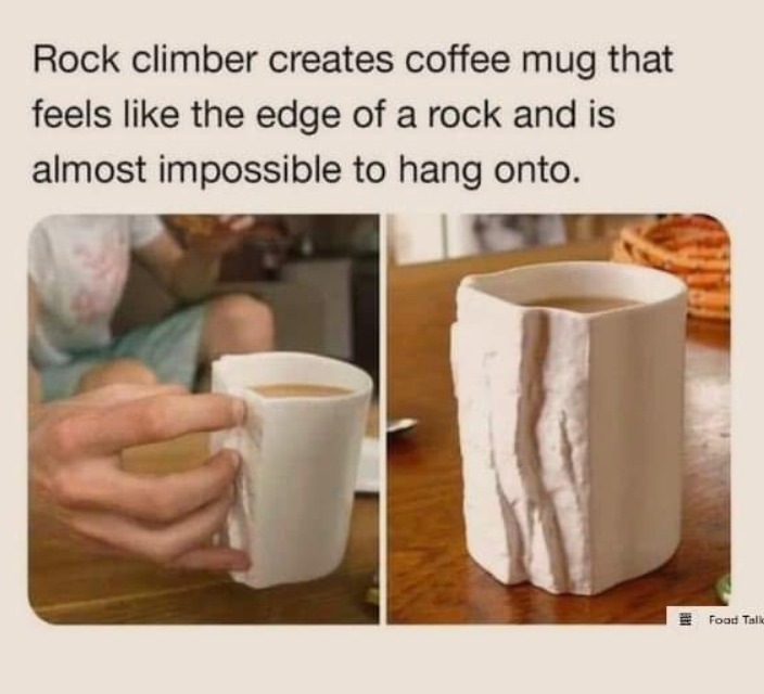 The Rockclimbing Mug – meme