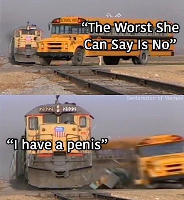 "The worst she can say is no" – meme