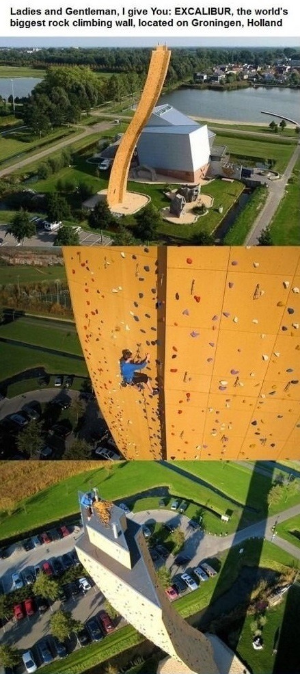 Now, that’s a climbing wall – meme