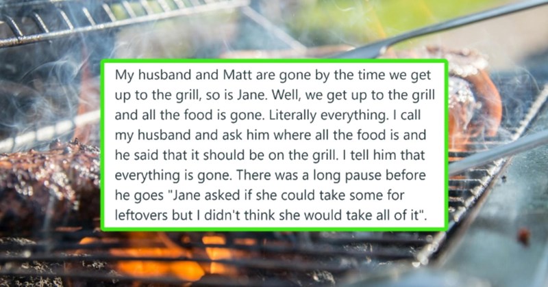 Entitled neighbor leaves birthday party with all the leftovers before host and son can eat, returns 45 minutes later for cake: ‘I’m pretty sure you’ve eaten plenty considering you took off with my entire dinner’