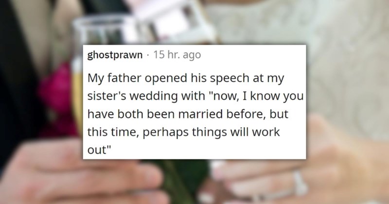 ‘The maid of honor confessed her love for the groom in her toast’: Redditors Share the Funniest and Wildest Wedding Toasts They Had Ever Heard