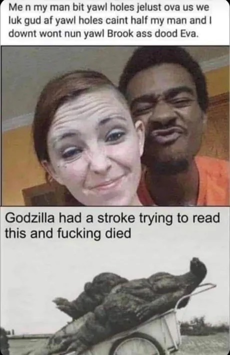 Godzilla had a stroke – meme