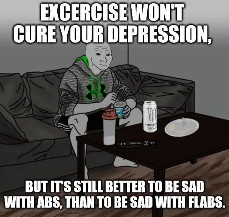 I think it does cure your depression – meme