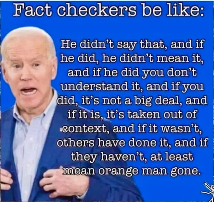 Fact checkers – meme