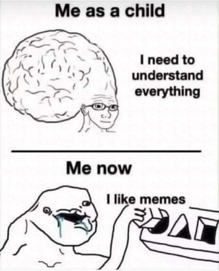 Former big brain – meme