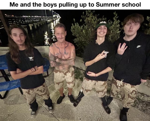 Summer school – meme