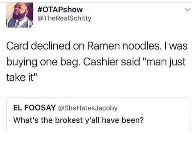 Its just noodles man – meme