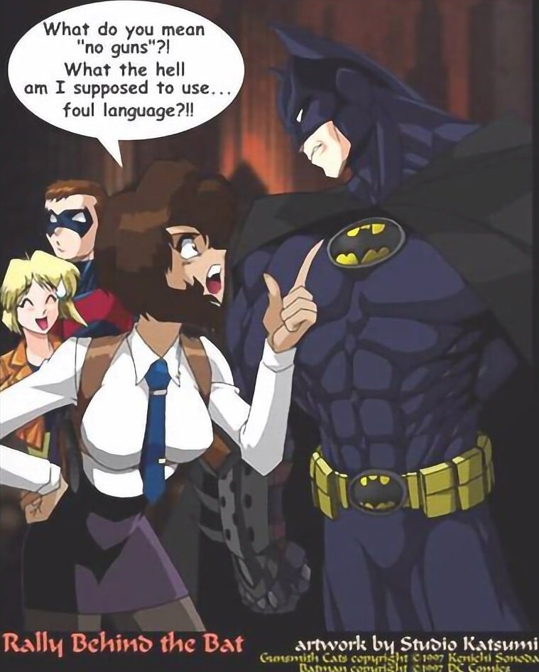 Gunsmith cats and batman – meme