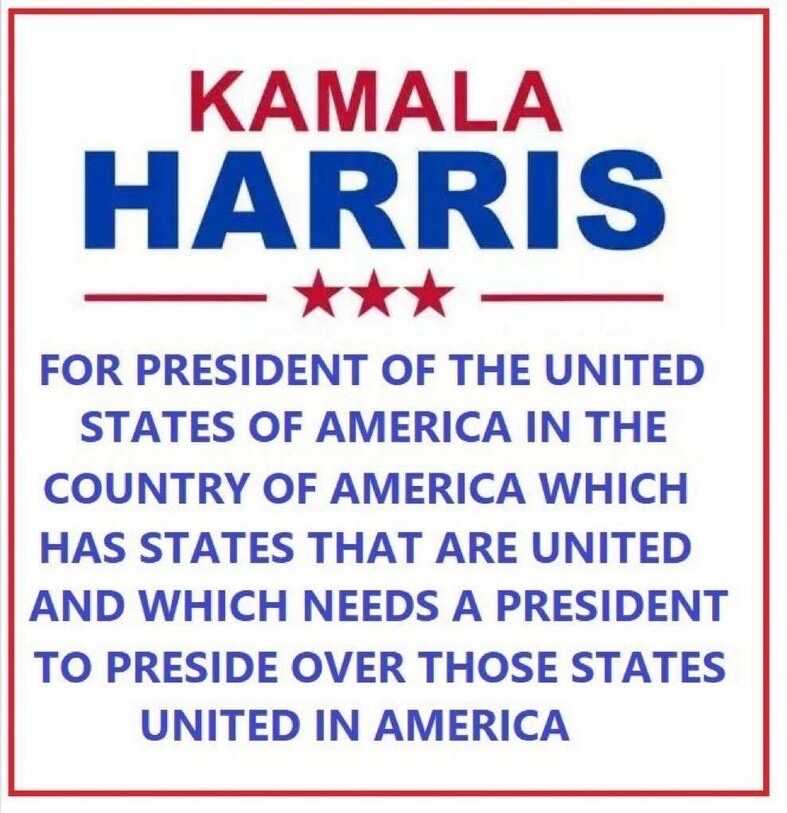 deep thoughts by Kamala Harris – meme