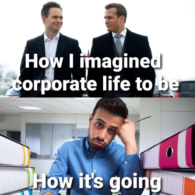 Corporate lifestyle – meme