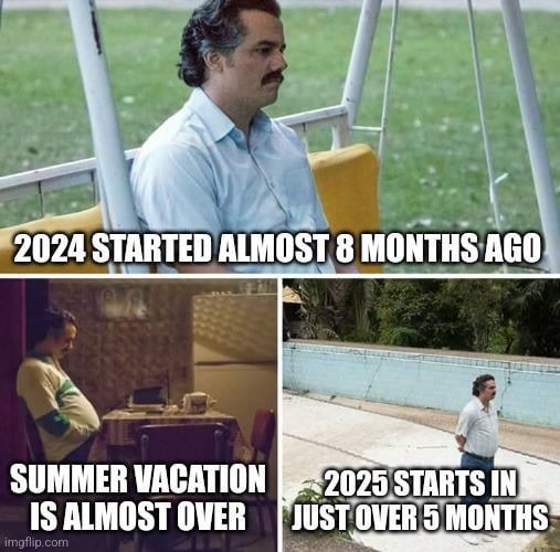 2025 starts in just over 5 months – meme