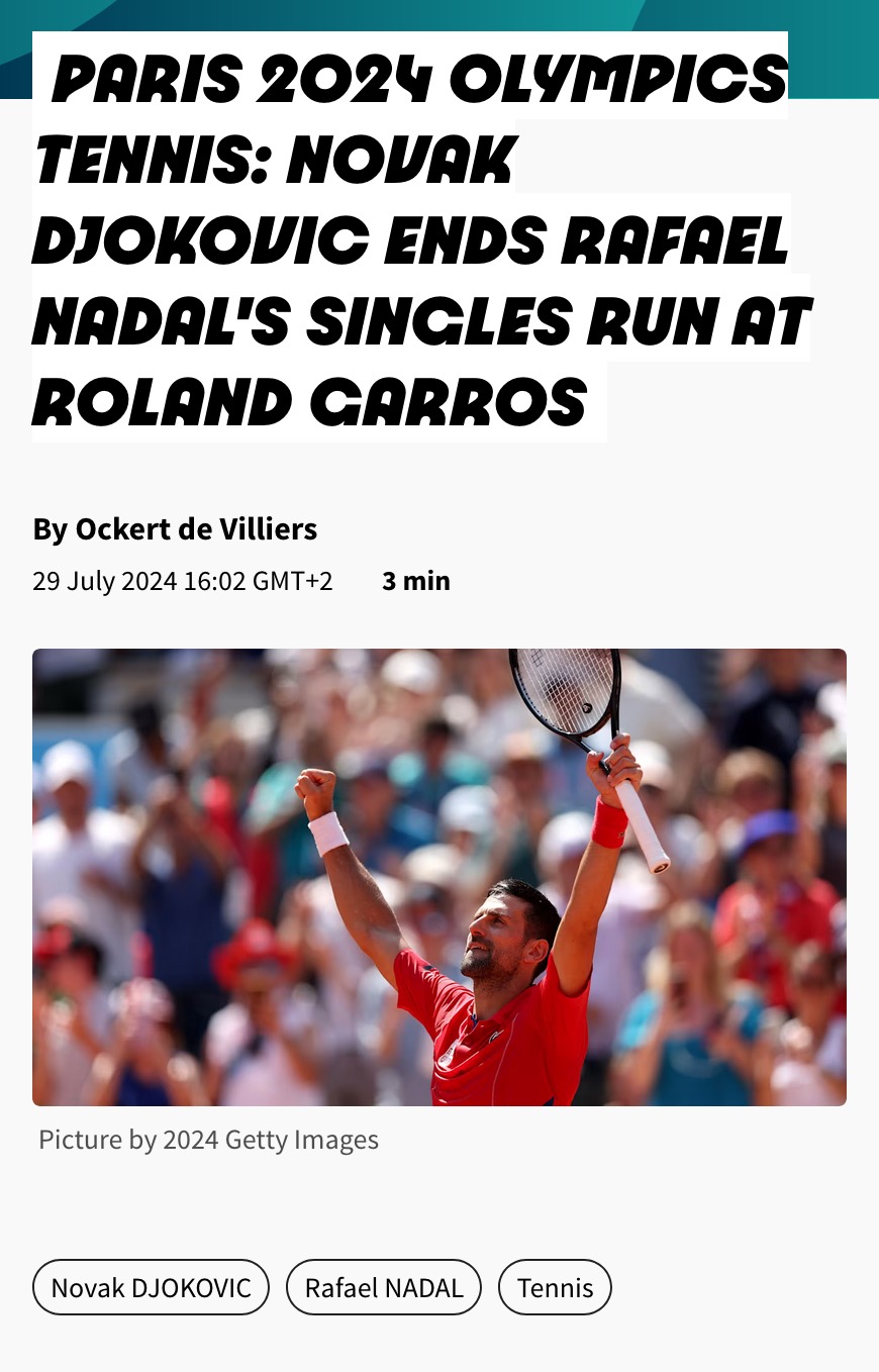 Novak Djokovic ends Rafael Nadal’s singles run at Roland Garros – meme