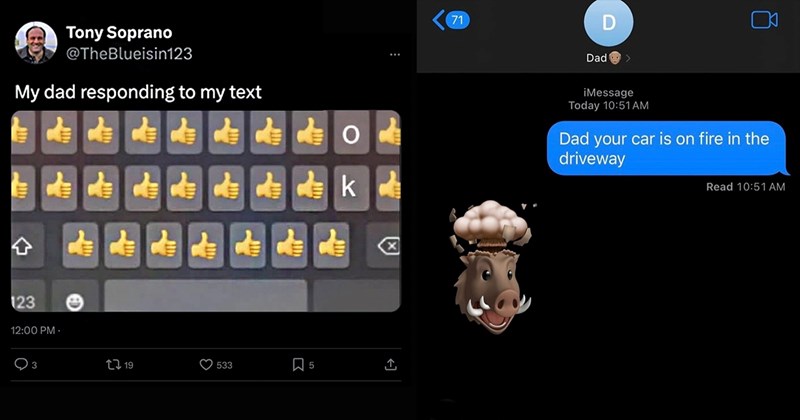 ‘Ok’: Funniest Text Messages Sent from Dads