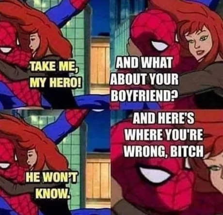 Spiderman gf – meme