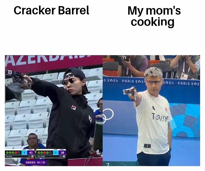 Cracker Barrel is meh – meme