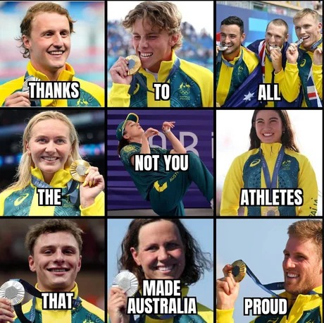 Australian athletes – meme