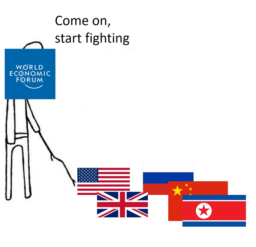 The WEF want WW3 – meme