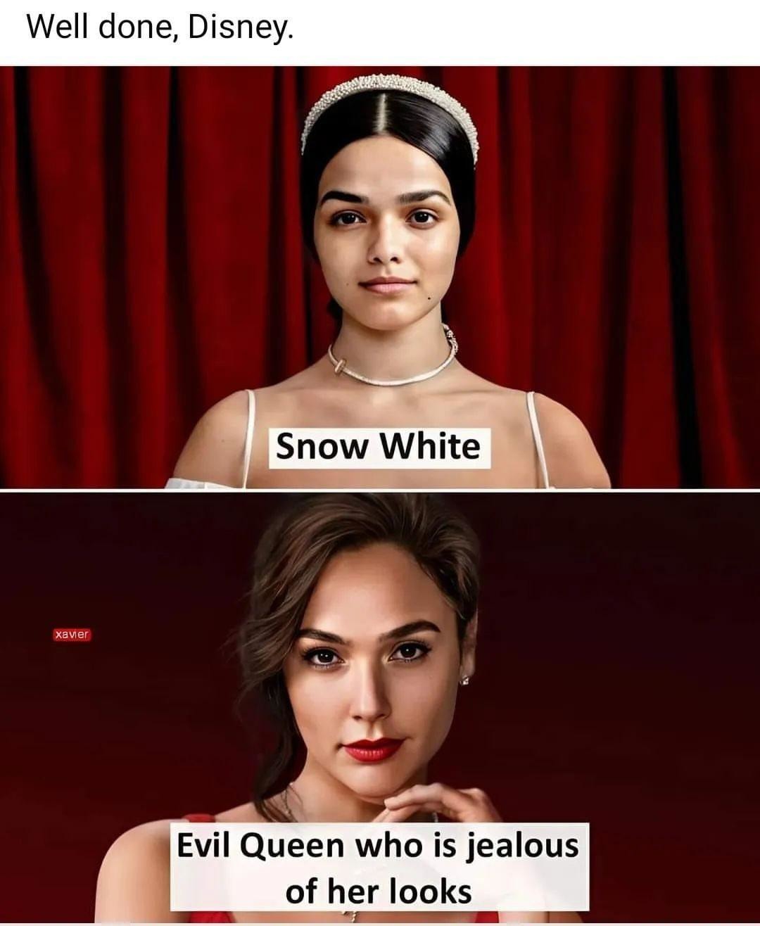 Live action Snow White cast – meme