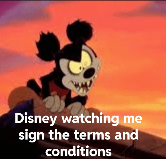 Disney+ lawsuit meme