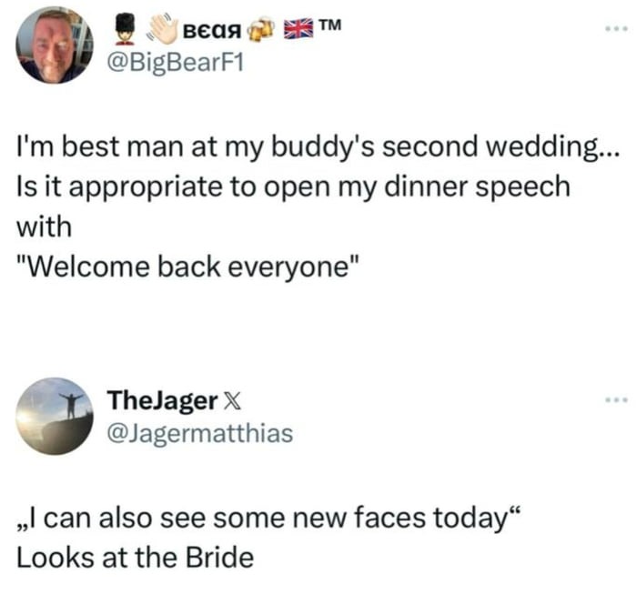 That’s why he’s the best man – meme