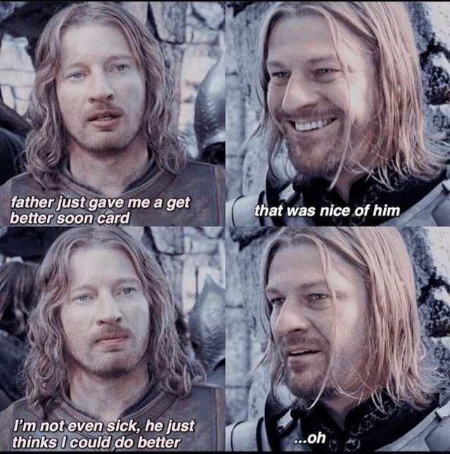 Faramir and Boromir meme