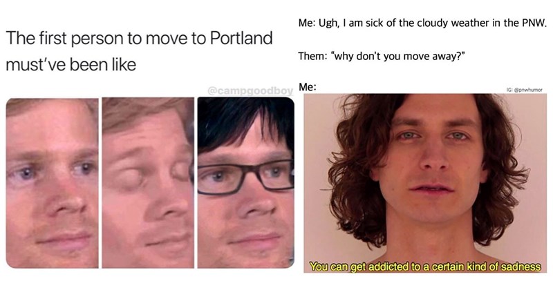 28 Pacific Northwest Memes With a Fondness for Gray Skies and Rain