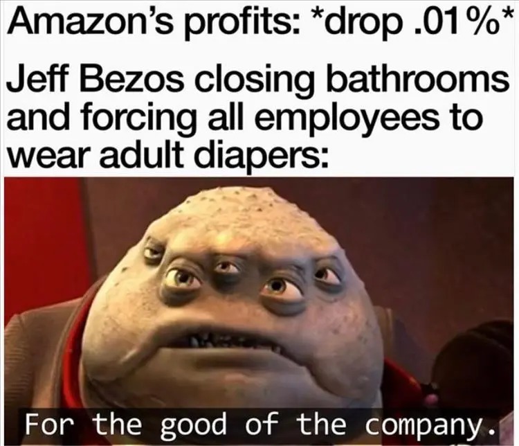 for the good of the company – meme