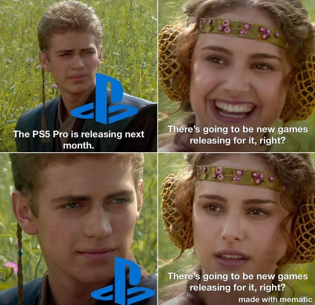 PS5 Pro launch meme