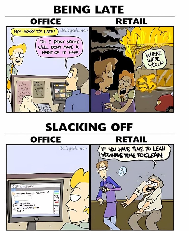 Retail do be like that tho… – meme