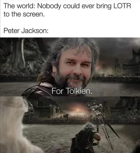 Thank you Peter Jackson – meme