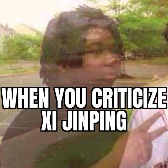 Xi Jinping critics meme