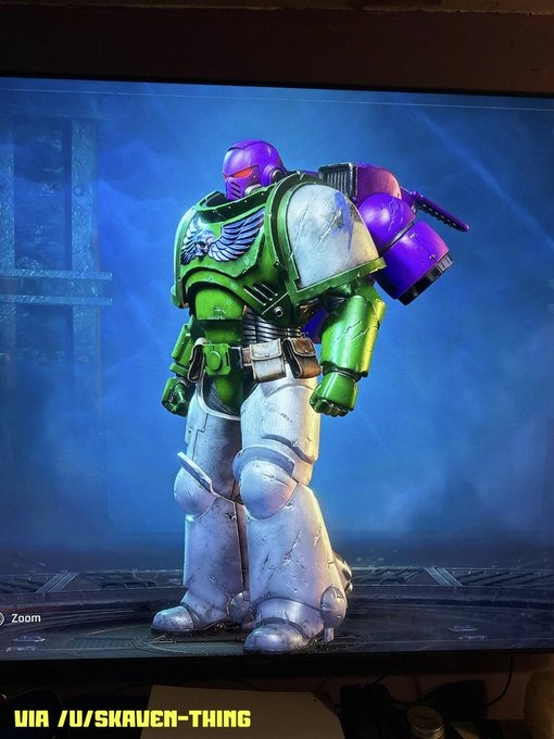 Buzz Lightyear in Space Marine 2 – meme