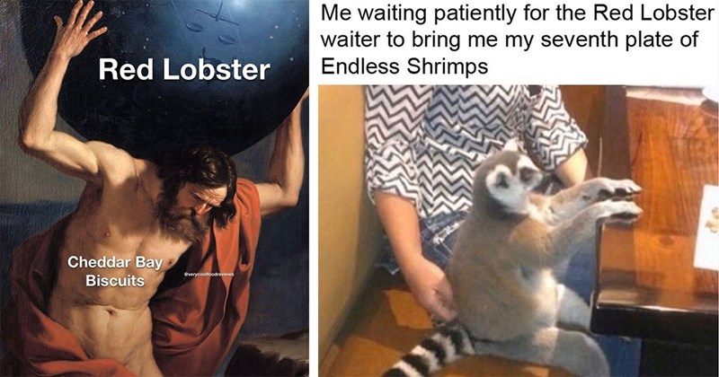 25 Red Lobster Memes Filling up on Cheddar Bay Biscuits