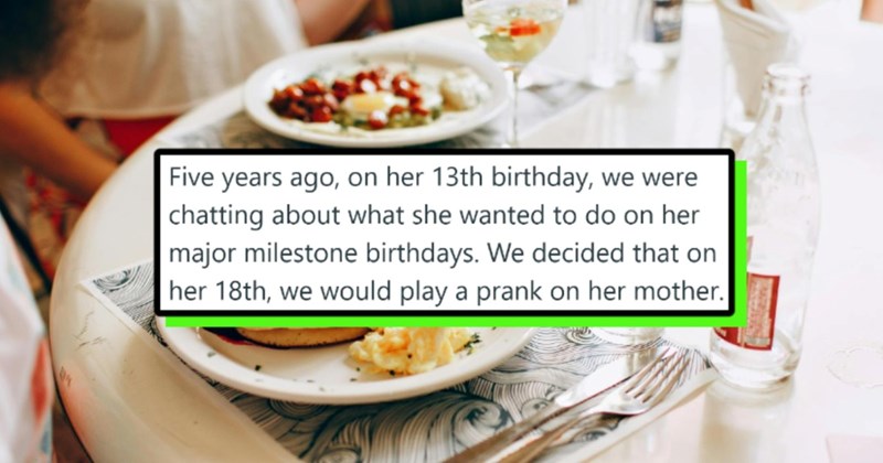 Dad and 18-Year-Old Daughter Execute Epic 5-Year-Long Prank on Mom: ‘The facial expressions of everyone at the table were brilliant’