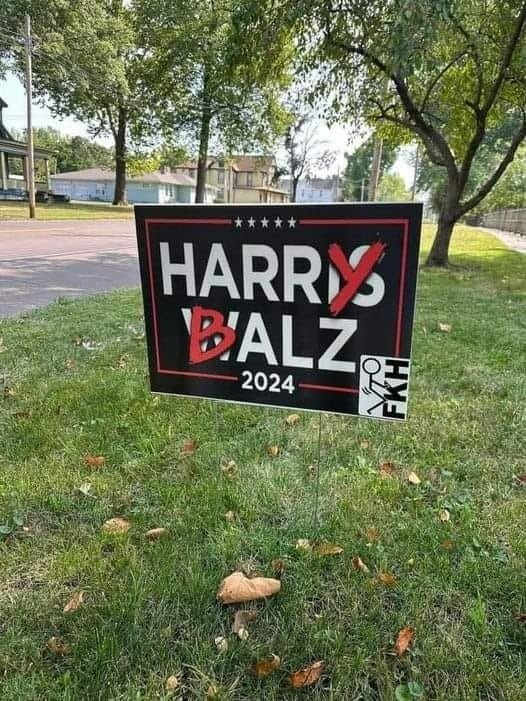 updated Harris sign – meme