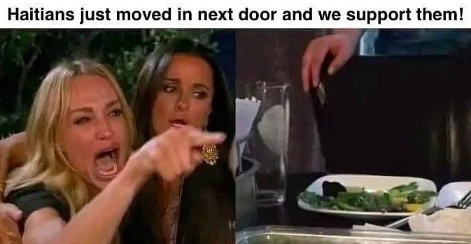 Haitian migrants – meme