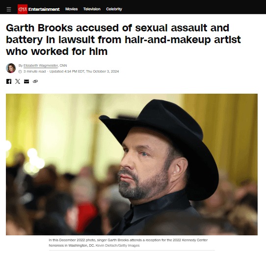 Garth Brooks allegations meme news