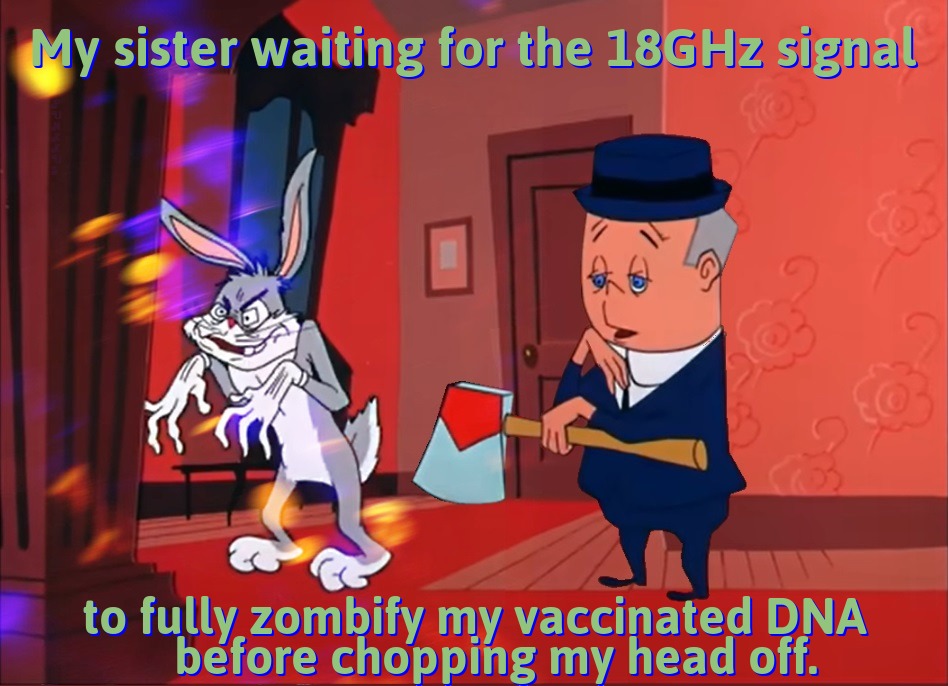 Anti-vaxxers brainrot detox. – meme