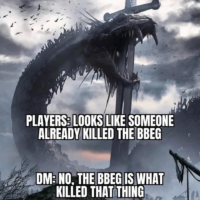 D&d BBEG meme