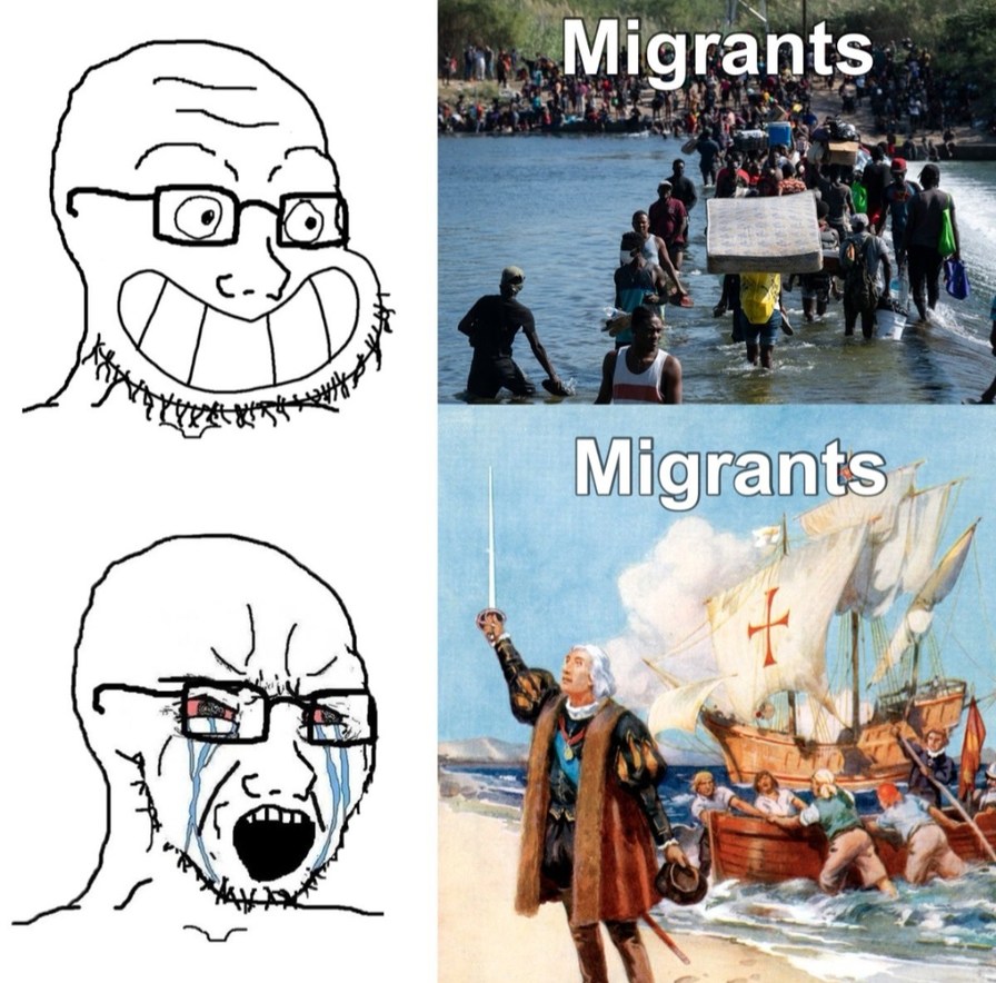 They Came Seeking Asylum Before It Was Cool – meme