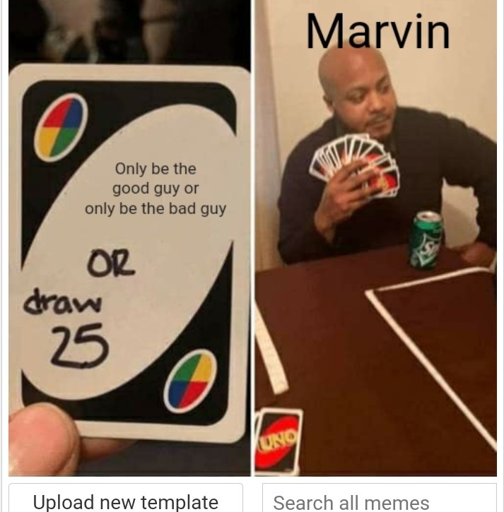 Marvin’s inconsistency. – meme