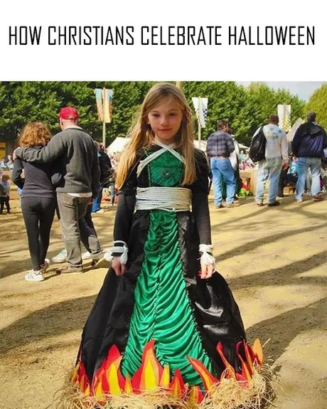 Witch costume for Halloween – meme