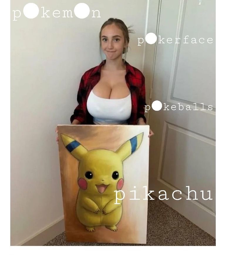 Pikachu’s sheer delight – meme