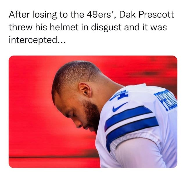 Sad Dak Prescott meme