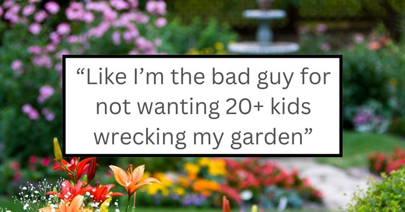 Neighbor Refuses to Host a Random Kid’s Birthday Party in Her Immaculate Garden, Entitled Karen Next Door Threatens to Trespass Without Permission