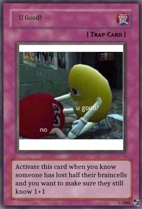 Trap card – meme