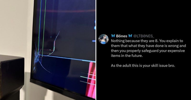 Dad causes controversy asking about ‘appropriate punishment’ for 8-year-old who cracked a 75 inch TV screen: ‘Praise him for reducing family screen time’